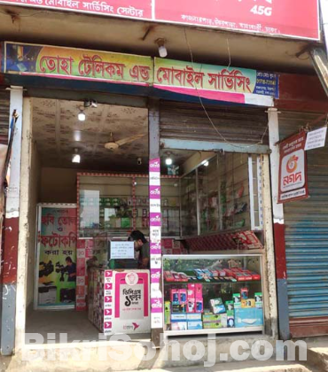 দোকান ভাড়া ও ডেকোরেশন বিক্রি করা হবে